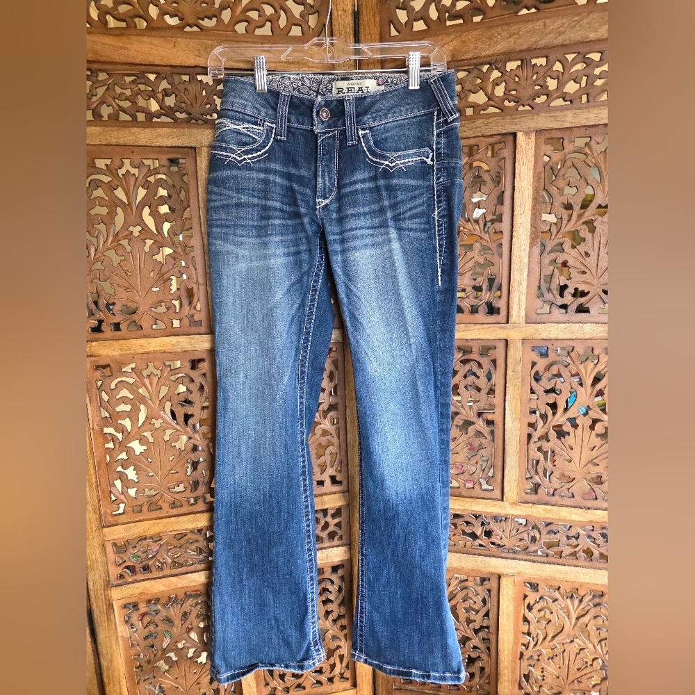 Ariat Women's Dark Blue Boot Cut Jeans